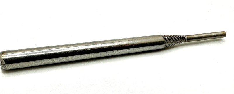 Pro-Grade Porting Mandrel 8", CR-9-8 Premium HSS (High Speed Steel) Coarse Thread Extra Shank Length Cartridge & Spiral Roll Mandrel, 1/8" Pilot Diameter x 1" Pilot Length x 1/4" Shank x 8" Length - Image 5